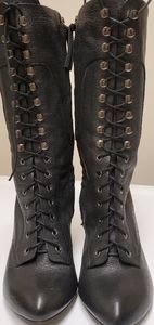Victorian gothic lace up boots